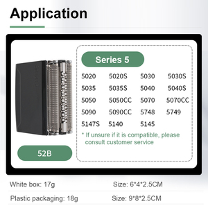 Cabezal de Afeitadora eléctrica de repuesto compatible con Braun 5 Series 52B Configuración de gama alta <span class=keywords><strong>5020</strong></span> 5020S 5030 5030S 5035 5035S 5040 - Product Image 4