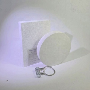 Paneles de Techo de 900 y 1200 mm de Diámetro, Instalación Profesional y Fácil de Fieltro de Lana de Vidrio, Decoración Ondulada Colgante para Cafetería - Product Image 1