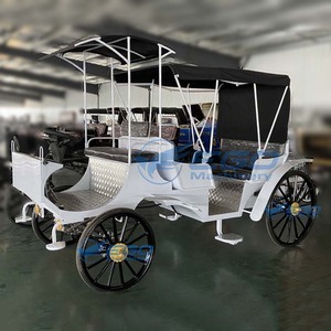 Chariot de princesse Cendrillon électrique populaire à 4 roues pour mariages et visites touristiques, pour 4 à 6 personnes - Product Image 3
