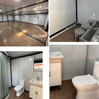 20 pieds 40 pieds maison conteneur extensible préfabriquée australienne dortoir mobile de luxe bureau temporaire avec salle de bain