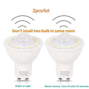 20W Halogen equiv Tự động bật/tắt dẫn bóng đèn 3W 5W <span class=keywords><strong>6W</strong></span> <span class=keywords><strong>PIR</strong></span> cảm biến chuyển động GU10 bóng đèn cho kho sử dụng AC cung cấp điện IR lò vi sóng - Product Image 6