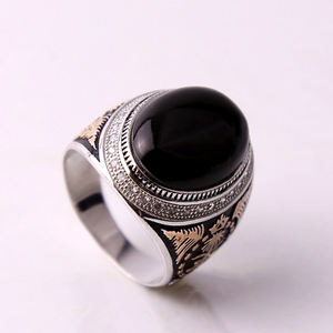 MYF Factory custom wholesale Anillos otomanos 925 plata de ley hombres anelli ottomani vintage turchi 925 uomini in argento sterling - Product Image 6