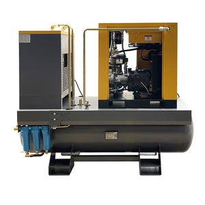Compresor de Aire Industrial Mini de 15kw 20hp 220V Monofásico, Refrigerado por Aire, Tipo Tornillo Rotatorio con Bomba y Motor - Product Image 5
