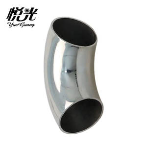 공장 도매 304 316 1.5 인치 38.1mm 90 도 배기 파이프 용 스테인레스 스틸 용접 팔꿈치 - Product Image 2
