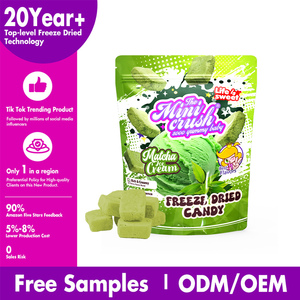 Caramelo inflado liofilizado a granel, helado saludable con sabor a Matcha en polvo, ingredientes de sabores de leche de coco afrutados dulces, azúcar - Product Image 5