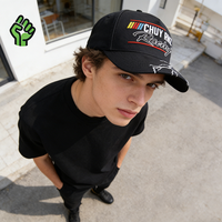 Casquette de baseball unisexe 5 panneaux en velours côtelé, respirante, imperméable et durable, avec broderie sportive, pour hommes et femmes, idéale pour les activités de plein air et la mode.
