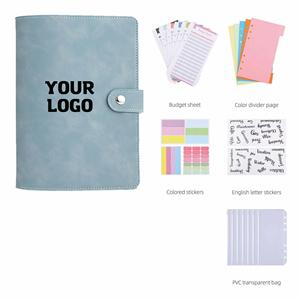 Customized A6 Journal Planner <b>Lined</b> PU Leather Hardcover <b>Notebook</b> with Pen Holder Office Stationery Gift Set - Product Image 1