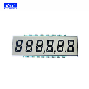 <strong>6</strong> Digits 7 <strong>Segment</strong> 134x39mm TN LCD <strong>Display</strong> 3V for Fuel <strong>Display</strong> - Product Image 2