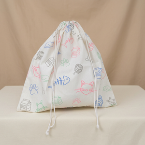 Sacs à cordon en coton de qualité supérieure, vente en gros, sacs personnalisés avec logo pour l'emballage de marques - Product Image 1