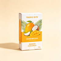 Boîte de présentation de bonbons personnalisée, écologique, biodégradable, avec fenêtre transparente, boîtes rigides en papier imprimé, emballage cadeau pour sucettes et bonbons
