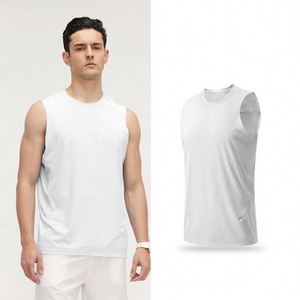 Chaleco Deportivo Personalizado de Secado Rápido para Maratón, Tejido, Casual, Cuello Redondo, Reversible, para Hombre, Entrenamiento, Running - Product Image 2
