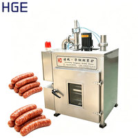 Four à fumage industriel haute capacité pour saucisses, avec roulement de moteur en acier inoxydable 304, séchage et cuisson automatiques pour la transformation de la viande