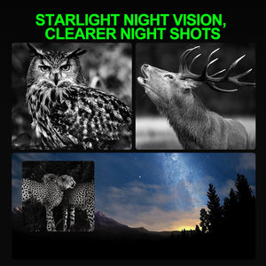 Binóculos de Visão Noturna Térmica para Exterior com Laser Rangefinder, Gravação de Vídeo 4K, Zoom 8X, Alcance Efetivo de 400m, de 16 a 1200 pés - Product Image 4