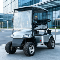 Carrito de Golf Eléctrico OEM de 2 Plazas con Arranque Remoto sin Llave para Comunidades con Control de Acceso
