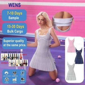 Vestido de tenis y pickleball personalizado para mujer, grueso y transpirable, ropa deportiva de verano, fabricante OEM de prendas de punto, talla grande, logotipo frontal - Product Image 1
