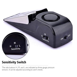 Anti Theft <strong>Burglar</strong> Alert System 120dB Wireless <strong>Door</strong> Stop <strong>Door</strong> Slot <strong>Alarm</strong> Home Safely Security Detection Wedge - Product Image 2