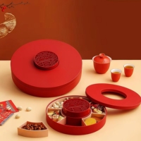 Boîte de rangement pour fruits secs en plastique ICEN A10, compatible micro-ondes, avec design labyrinthe, plateau à bonbons monocouche et séparateurs