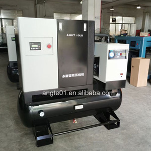 เครื่องอัดอากาศแบบสกรูอุตสาหกรรมทั่วไปคุณภาพสูง 380V 350 ลิตร พร้อมอินเวอร์เตอร์แม่เหล็กถาวร 7.5 กิโลวัตต์ แบบออลอินวัน - Product Image 2