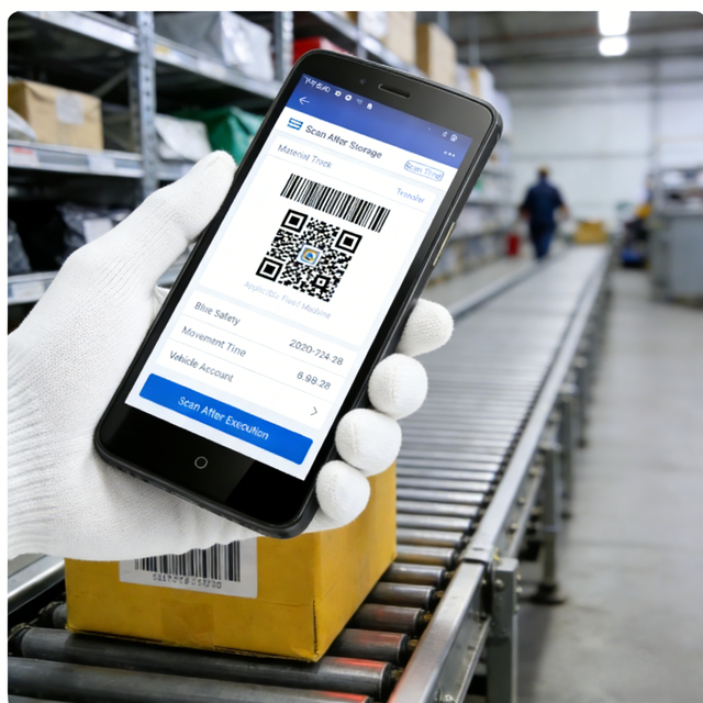 5.7inch Android 12 Rugged Mobile Barcode Scanner PDA Wireless Data Collect Terminal Warehousing Logistic Stock