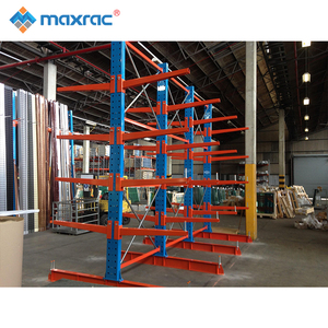 Maxrac الثقيلة المعادن التراص الرف كفاءة منتصف الخدمة الكابولي أرفف لتخزين مستودع تصنيع المعدات الأصلية العرض - Product Image 2