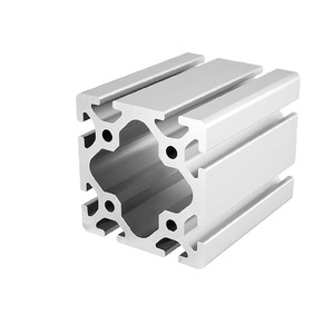 Perfil de Aluminio Industrial de Alta Resistencia Estándar Europeo 120x120, Marco de Aleación de Aluminio 120120 para Corte y Doblado, HS168 - Product Image 1