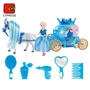Jouet Enfant Battery Operated Princess <strong>Carriage</strong> <strong>Toy</strong> Doll <strong>Horse</strong> <strong>Carriage</strong> <strong>Toys</strong> With Sound <strong>and</strong> Light - Product Image 2