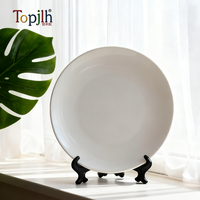 Plaque en céramique 3D brillante de qualité supérieure Topjlh pour sublimation, impression intégrale par sublimation, décoration murale pour la maison, plaque cadeau