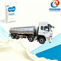 Réservoir de transport de lait de vache pour ligne de traitement du lait