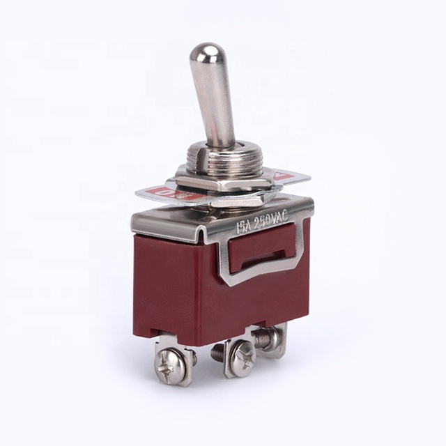 Ten-1122 20A 125V SPDT 3 Position 3 Pin ON-Off-ON Heavy Duty Toggle Rocker Switch With Waterproof Cover