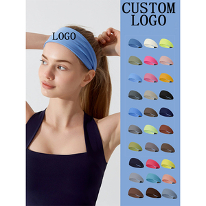 Bandeau de sport super élastique antidérapant en gros, 26 couleurs, absorbant l'humidité, respirant, pour le tennis, le fitness, le sport - Product Image 1