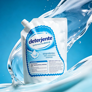 Sachet Doypack à bec verseur imprimé sur mesure 2,7 kg 5 kg, en promotion, pour emballage de <span class=keywords><strong>lessive</strong></span> liquide et en poudre, résistant à l'humidité - Product Image 1