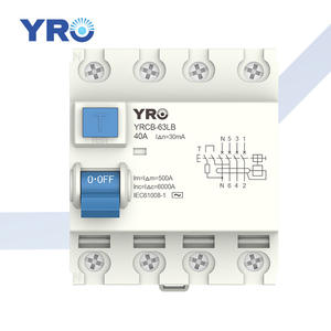 YRO YRCB-63LB 40A RCD 30mA Interruptor Diferencial de Corriente Residual para Montaje en Riel DIN IEC61008-1 - Product Image 1
