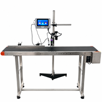 Impresora de Inyección de Tinta TIJ IPS-8001 Linux de 7 Pulgadas, Máquina de Codificación de Inyección de Tinta Térmica de Alta Velocidad para Línea de Producción