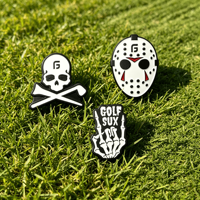 Ensemble de marqueurs de balle de golf personnalisables avec logo, design gratuit, qualité supérieure et finition lisse