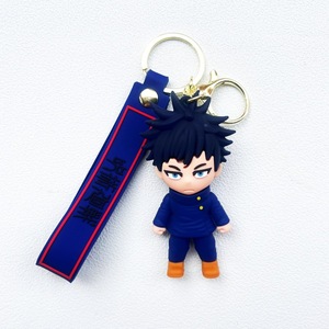 Nouveaux porte-clés en silicone avec personnages d'anime japonais <span class=keywords><strong>Gojo</strong></span> Sarotu, Itadori Yuji, Fushiguro Megumi, Jujutsu Kaisen, pour enfants, cadeaux - Product Image 6