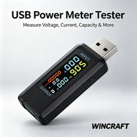Testeur numérique multifonctionnel de tension et de capacité pour clés USB, périphériques de stockage, mémoires, avec fonction de mesure et test de puissance, en matériau ABS