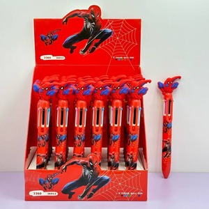 Karikatür hayvan altı renkli plastik tükenmez kalem işaretli 0.5mm öğrenci planlayıcısı yenilik hediye kalem yaratıcı sınıf kırtasiye - Product Image 3