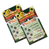 Haute définition 1 modèles de fenêtre ouvrir des billets impression numérique gagner des cartes à onglet pour les tirages de loterie Bingo tirer billet à onglet