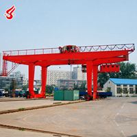 Grue portique électrique à double poutre de 20-100 tonnes, mobile, avec certificat CE, PLC, boîte de vitesses, roulement et moteur – Fournisseur chinois