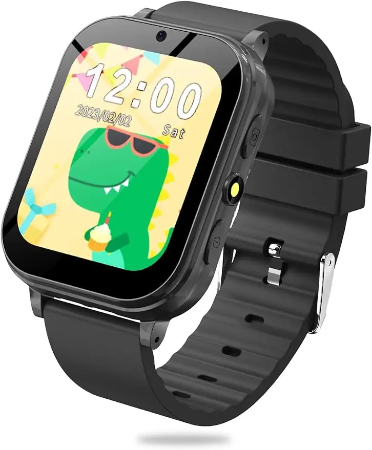 A18 Smart Watch für Kinder Smart Watch Jungen Mädchen mit 22 Spielen Wecker Uhr Kalenderung Kamera Musik-Player Zeit-Anzeige Video
