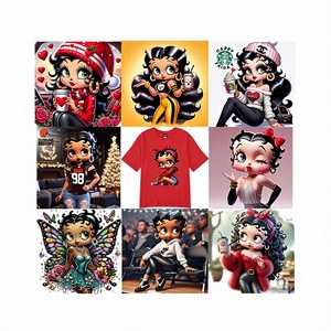 Ventes directes usine – Transferts thermiques en plastisol extensibles personnalisés pour l'impression de t-shirts (motifs dessin animé) - Product Image 3