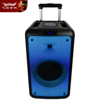 Speaker Aktif Akustik 3 Way High Class Trolley Guitar Flame Jb RGB POWERFUL Single 12 Inch BT Wireless Audio Komputer