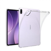 Compatible avec OPPO Pad 5 12,1 pouces, coque souple transparente en TPU avec airbag aux quatre coins, résistante aux chutes, fabriquée en Chine en 2025