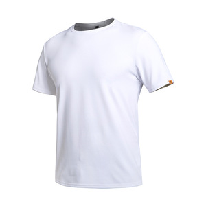 เสื้อยืดเบสิคฤดูร้อน แขนสั้น แห้งเร็ว คอกลม ทรงหลวม สปอร์ต ลำลอง ผลิตจากเส้นใยโพลีเอสเตอร์ น้ำหนักเบาพิเศษ - Product Image 1
