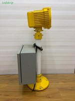 Sistema de Luces Intermitentes Secuenciales Elevadas LED Certificado por ICAO de la Marca Safetrip, Destello Blanco Unidireccional para Soluciones de Iluminación de Aeropuertos