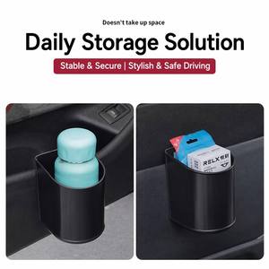 Organisateur universel pour porte de voiture, porte-gobelet multifonctionnel, boîte de rangement pour dossier de siège, porte-bouteille, accessoires intérieurs de voiture - Product Image 2