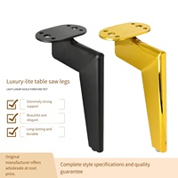 Pieds de lit en forme de L de 7 pouces en fer Pieds faucilles Pieds de canapé Table basse Pieds de meuble TV Pieds de meubles en métal Pied de support pour la cuisine