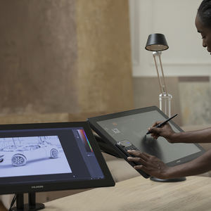 Monitor de Dibujo Digital Huion <span class=keywords><strong>KAMVAS</strong></span> <span class=keywords><strong>24</strong></span> Plus con Resolución 2.5K, Gama de Colores 140% sRGB, Totalmente Laminado, para Diseño Gráfico - Product Image 4