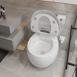 Toilette intelligente in stile lembo automatico Mini forma salvaspazio <span class=keywords><strong>bagno</strong></span> Senior Intelligent One Piece Smart Toilet con riscaldamento del sedile - Product Image 4