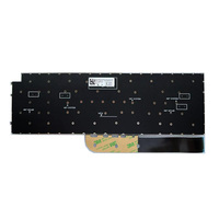 Claviers d'ordinateur portable rétroéclairés en langue américaine d'origine Dell 3511 3515 Inspiron 15 5515 5510 7510 7610 noir gris